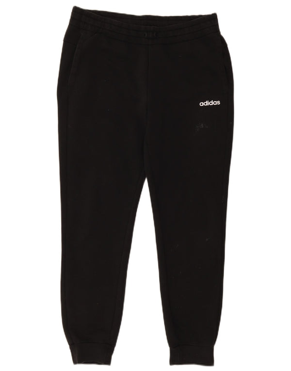 Adidas Pantalon de survêtement court pour femme Joggers UK 12/14 Coton noir moyen