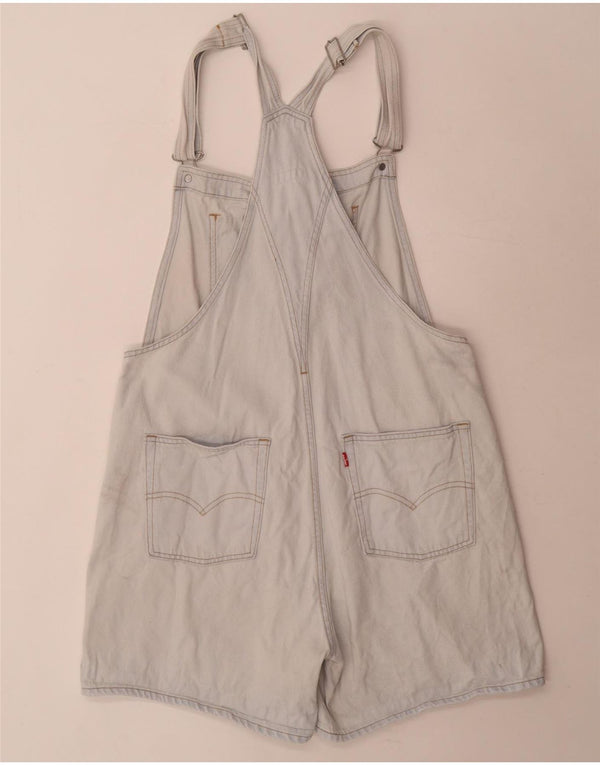 Levi's Salopette Short En Jean Femme Large W34 Bleu Coton