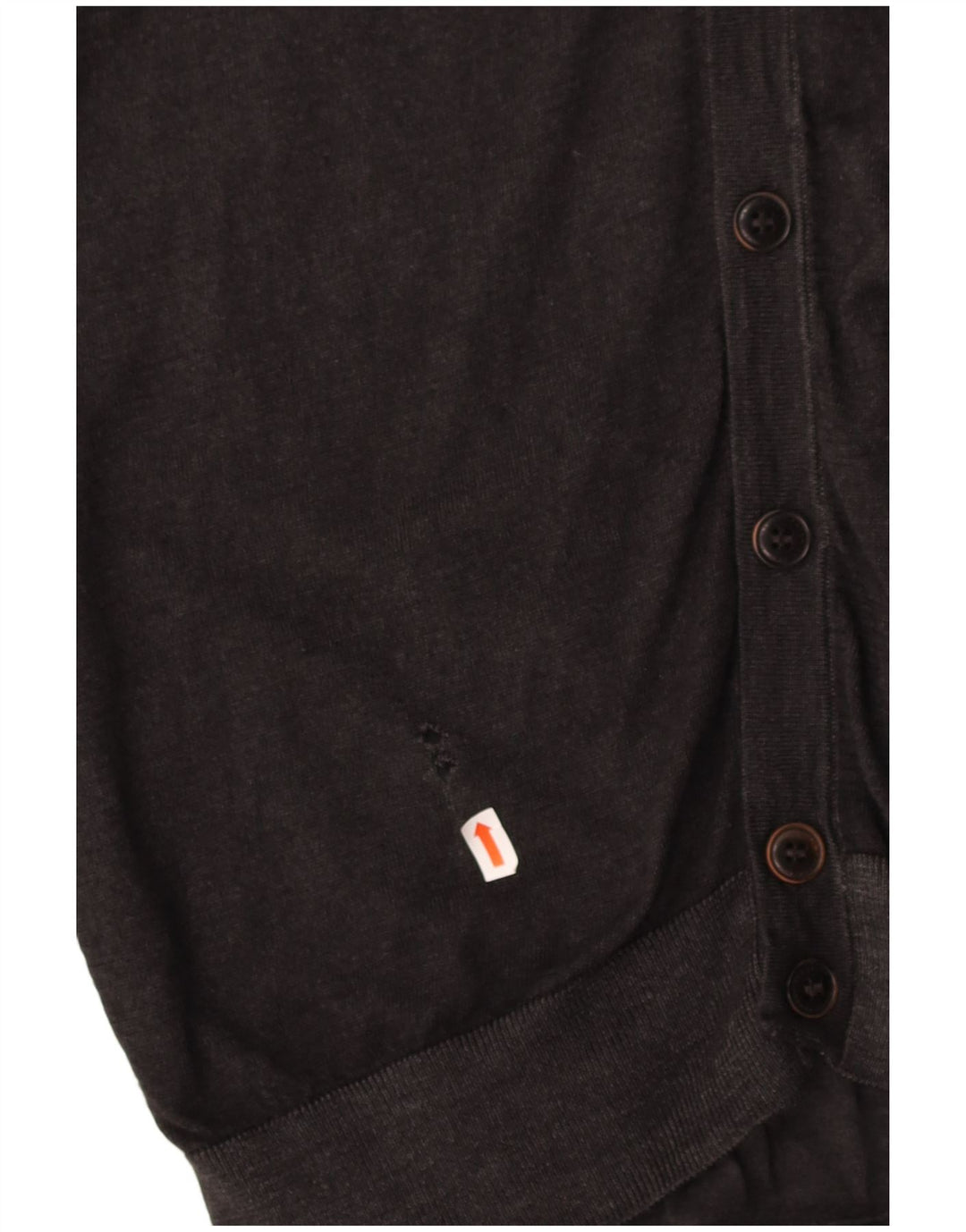 REPLAY Mens Cardigan Sweater XL Black Wool