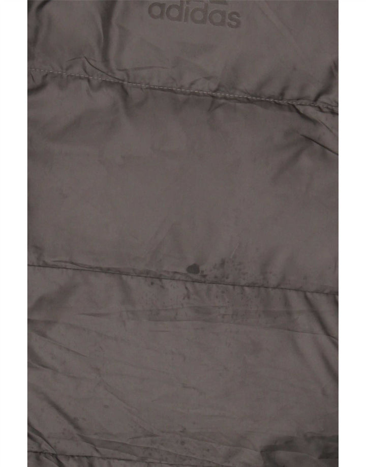 Veste matelassée à capuche Adidas Garçon 11-12 ans Gris Polyester