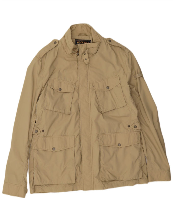 Woolrich Veste Militaire Homme UK 44 2XL Beige Nylon