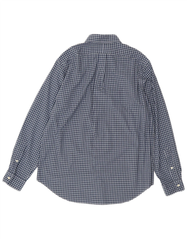 Ralph Lauren Chemise coupe classique pour homme en coton à carreaux bleu marine moyen