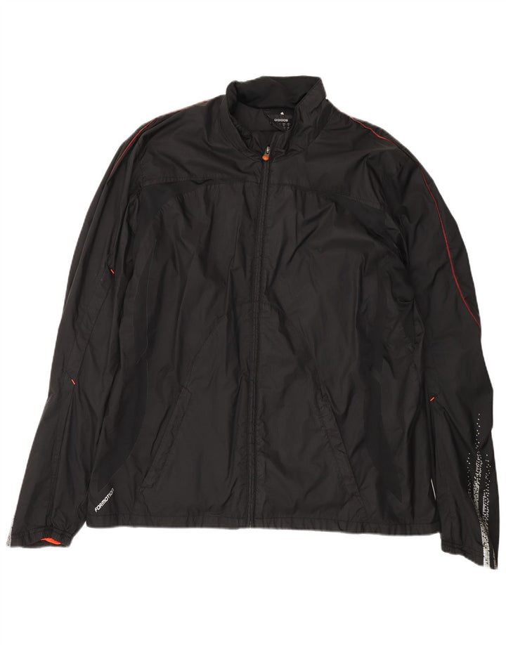 Adidas Veste de pluie Climacool pour homme UK 42 XL Noir Polyester
