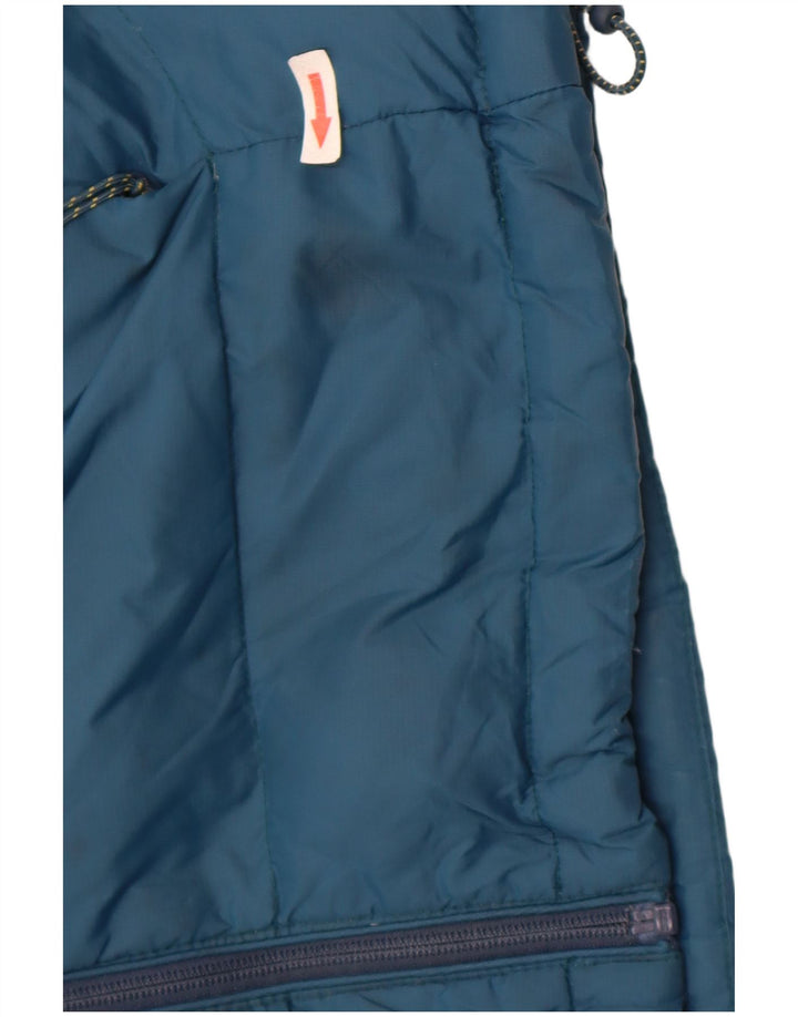 Mountain Warehouse Veste matelassée à capuche pour homme UK 36 Small Bleu Colorblock
