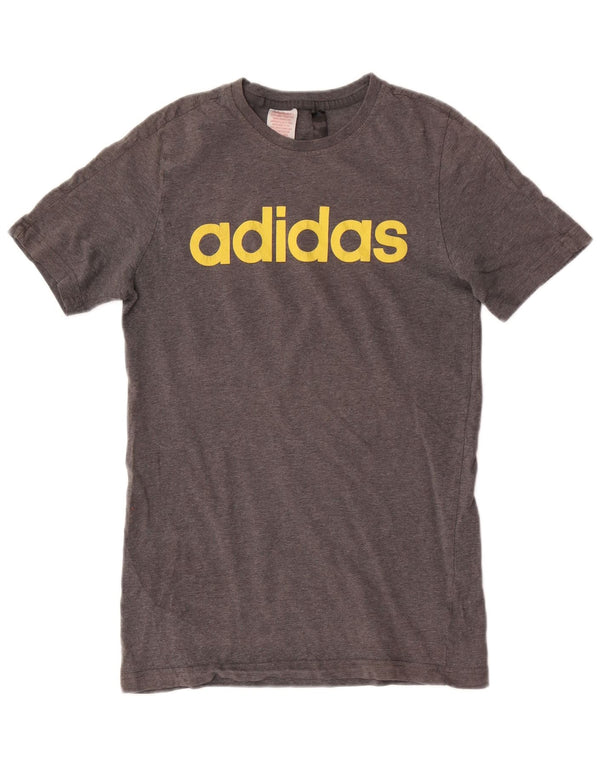 Adidas T-Shirt Graphique Fille 15-16 ans Gris