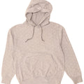 NIKE Mens Graphic Hoodie Jumper Small Grey Spotted Cotton