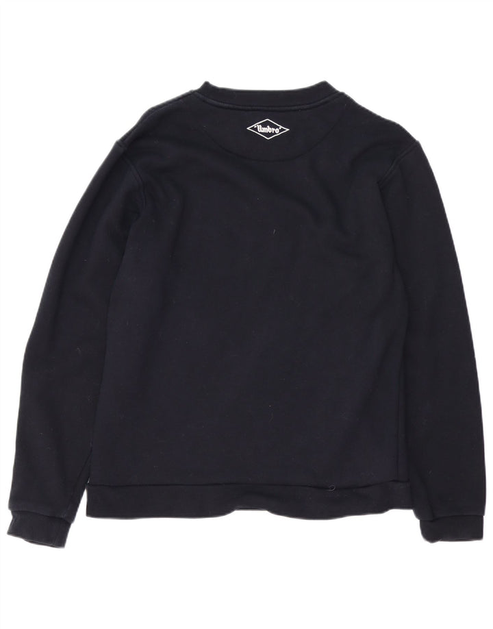 UMBRO Sweat-shirt graphique pour hommes, petit coton noir