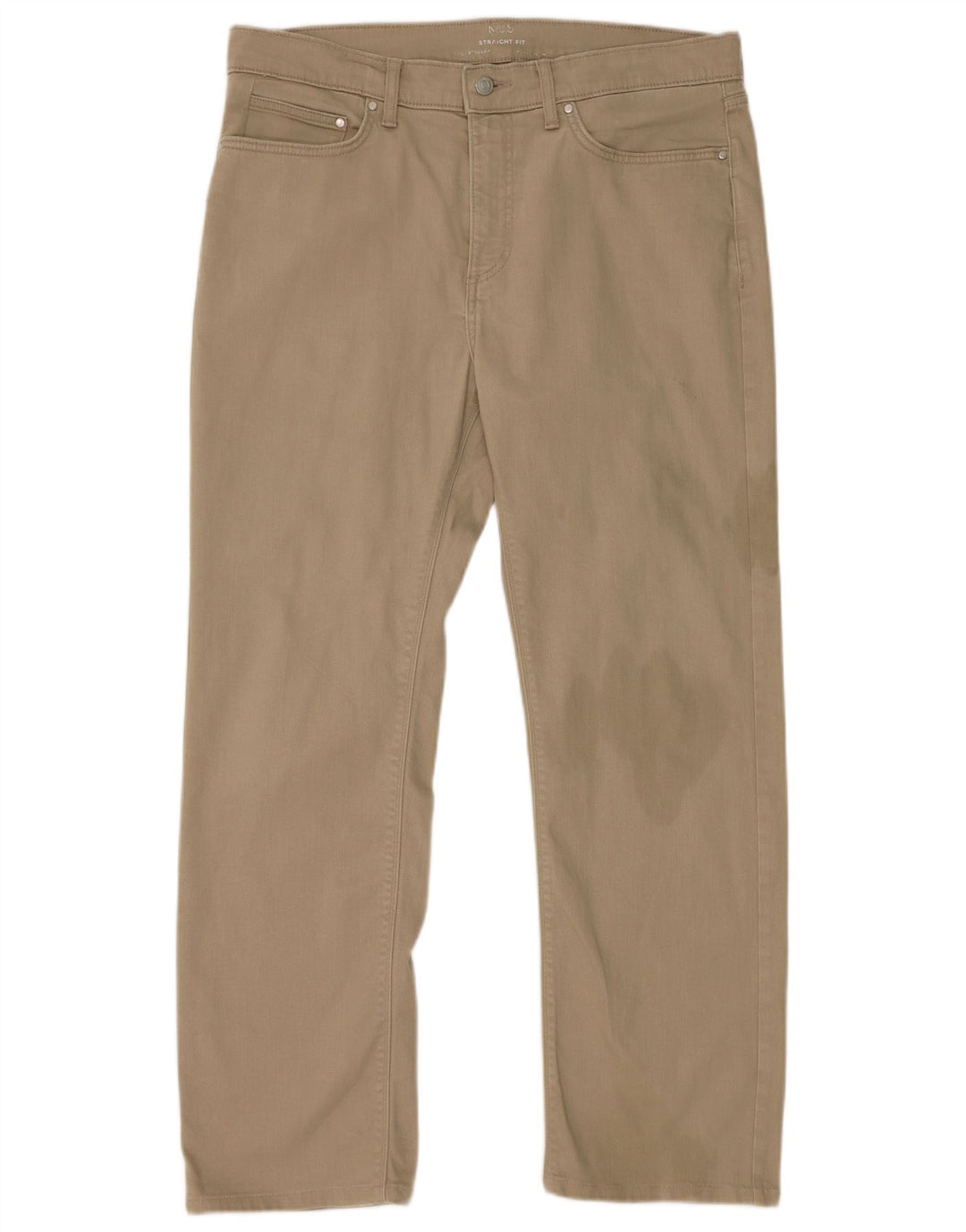 Marks & Spencer Jean droit homme W34 L31 coton beige