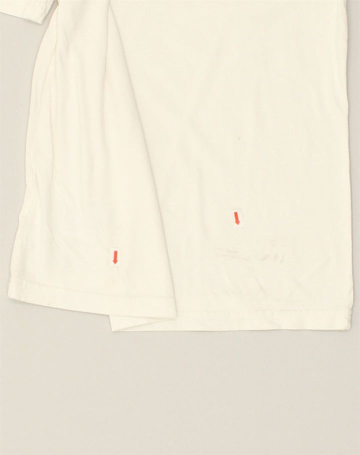 ADIDAS Boys T-Shirt Top 13-14 Years White Cotton | Vintage Adidas | Thrift | Second-Hand Adidas | Used Clothing | Messina Hembry 