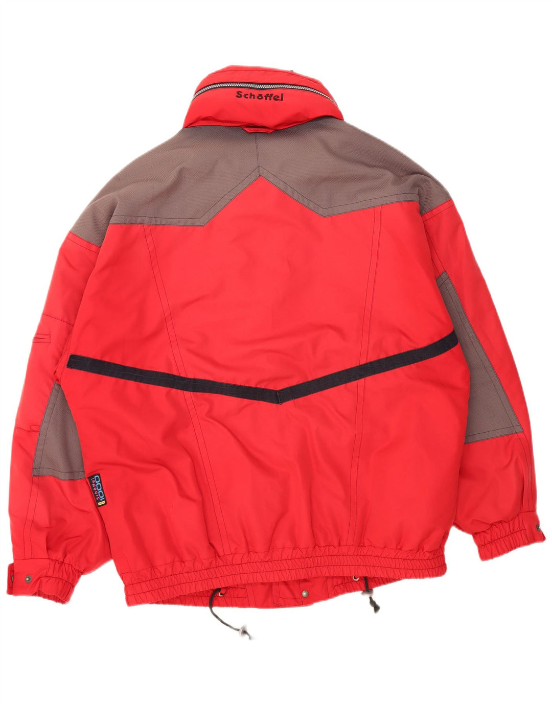 SCHOFFEL Veste de ski à capuche pour homme UK 42 XL Rouge Colourblock