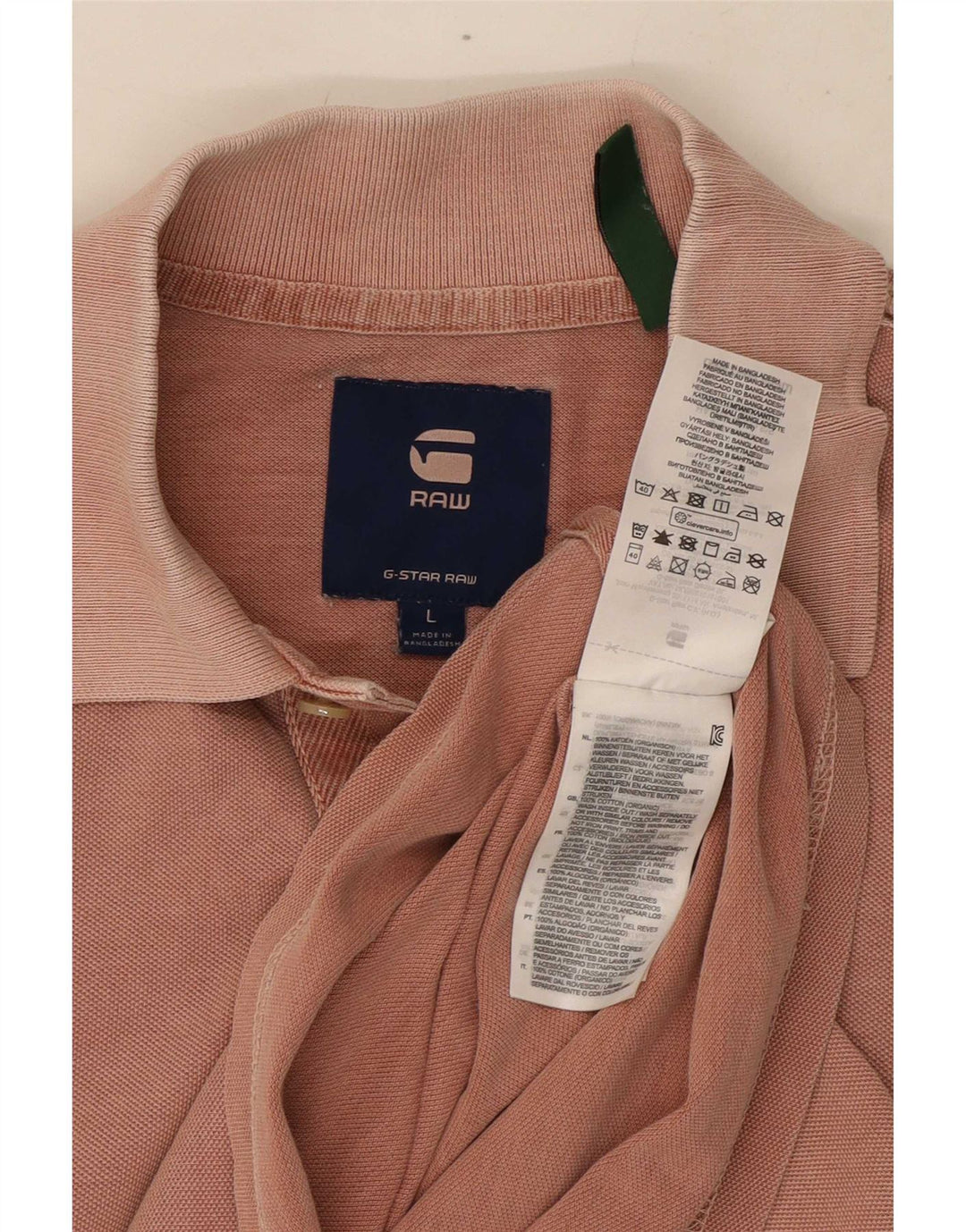 G-Star Polo Homme Grand Rose Coton