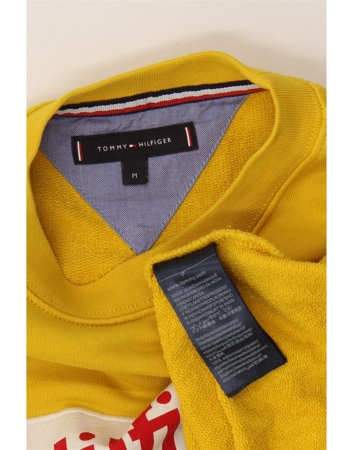 Tommy Hilfiger Sweat-Shirt Graphique Homme Jaune Moyen Coton
