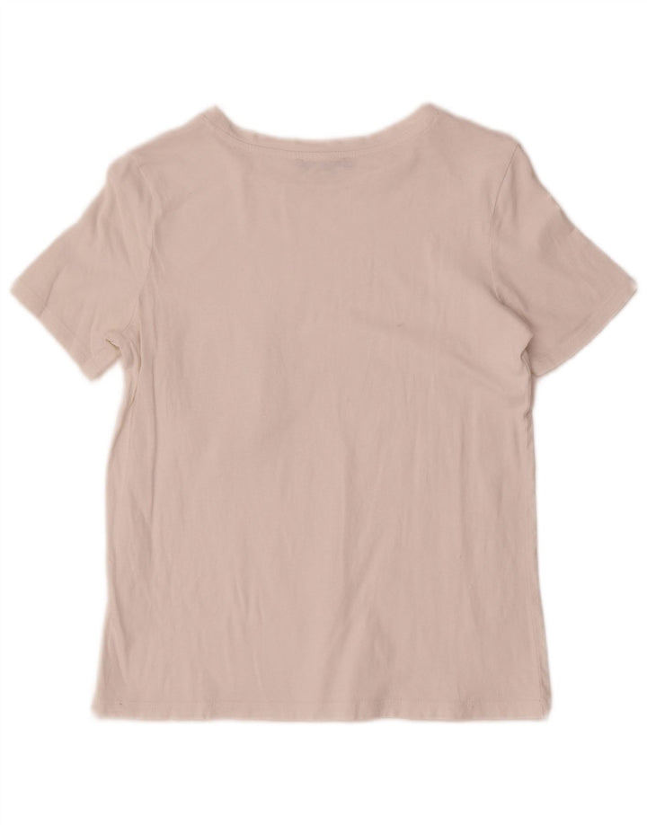 Zara T-Shirt Femme Top UK 10 Petit Blanc