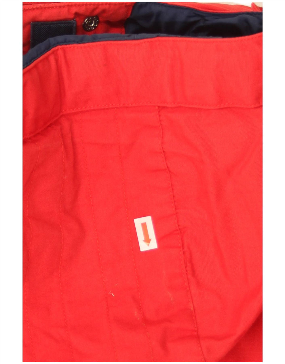 Tommy Hilfiger Veste matelassée à capuche pour homme UK 40 Large Rouge Polyester