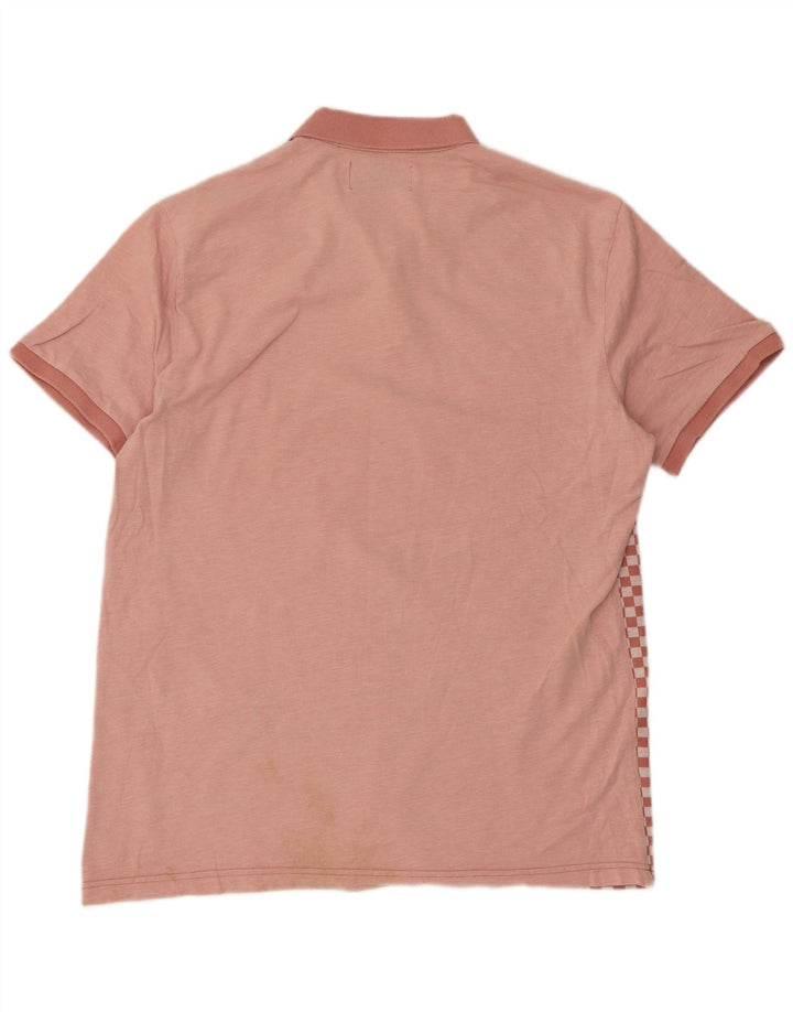 Penguin Polo Homme Grand Rose Géométrique