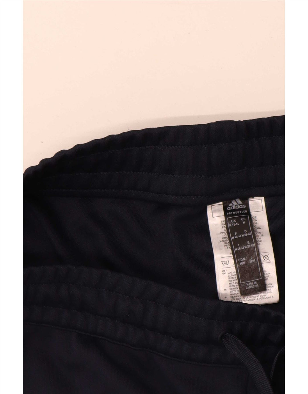 Adidas Pantalon de survêtement pour femme UK 12/14 Bleu marine moyen Polyester