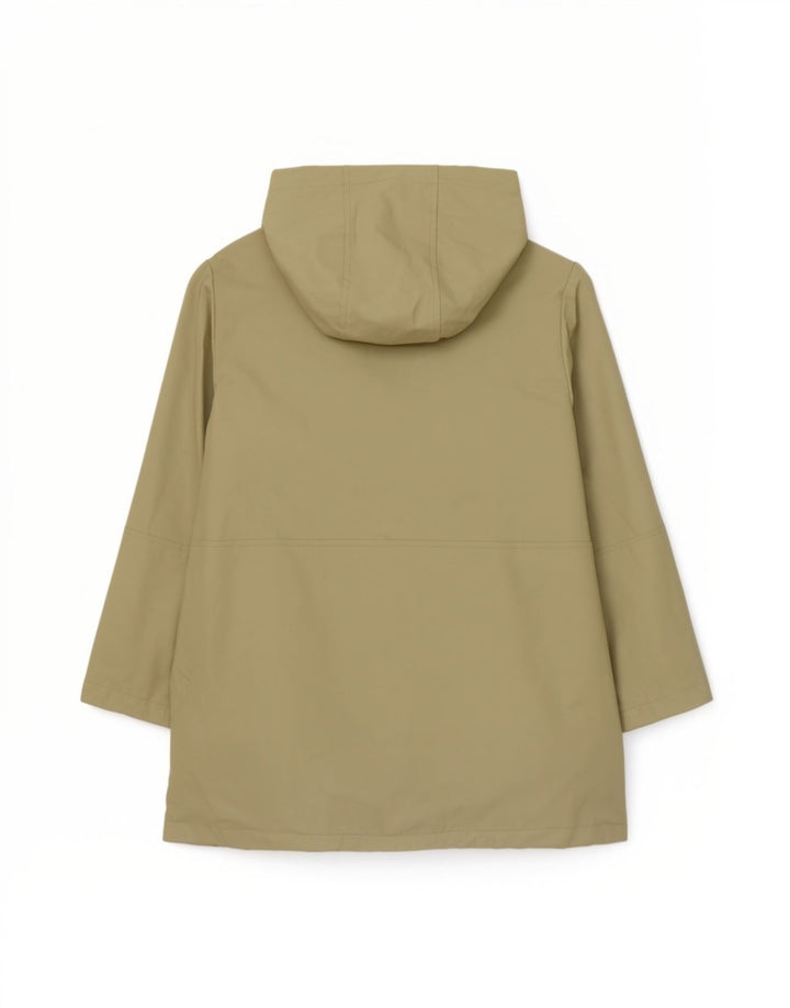 Veste de pluie à capuche Zara garçon 11-12 ans Kaki Polyester