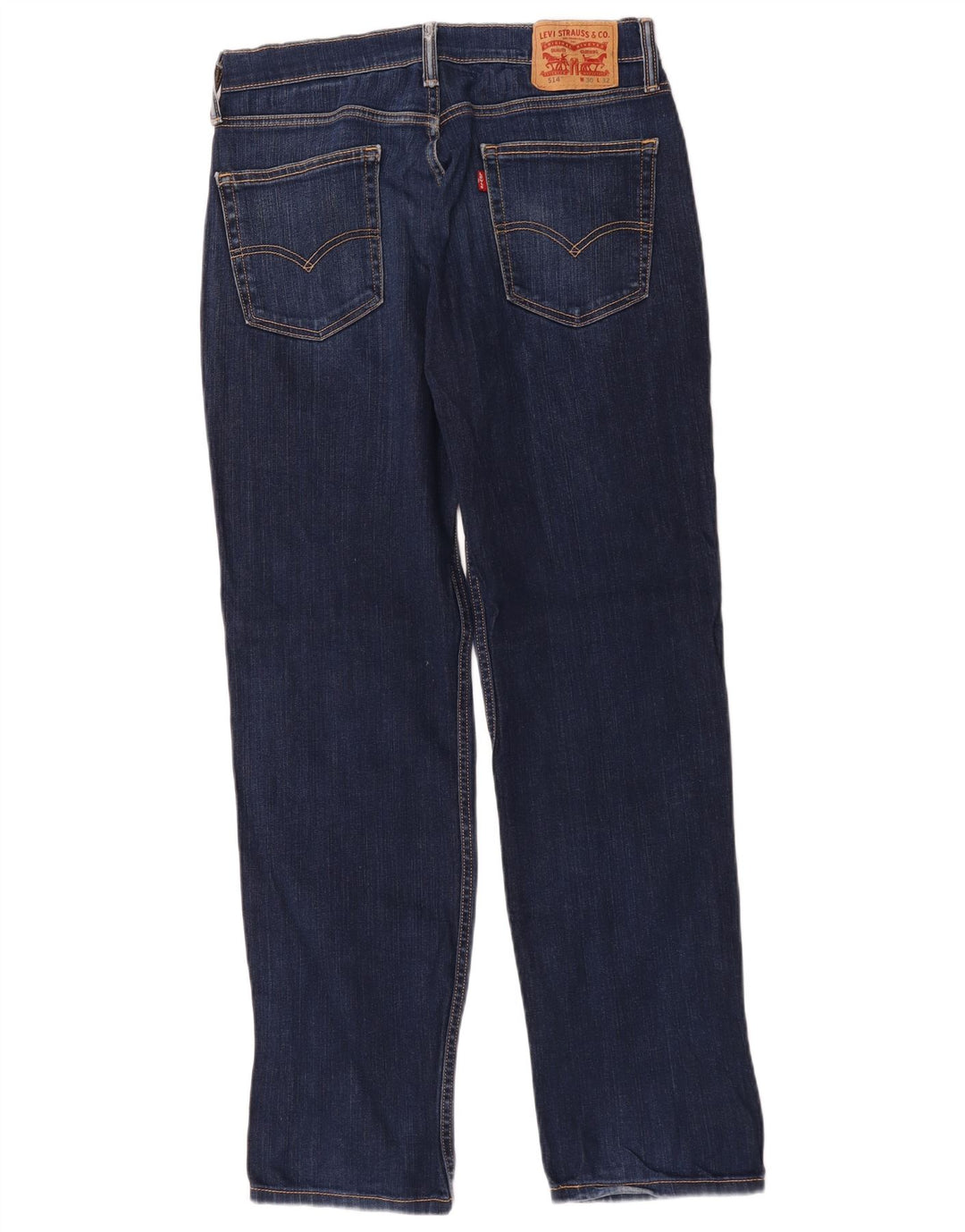 Levi's Jean 514 Straight Homme Bleu Marine W30 L32 Coton