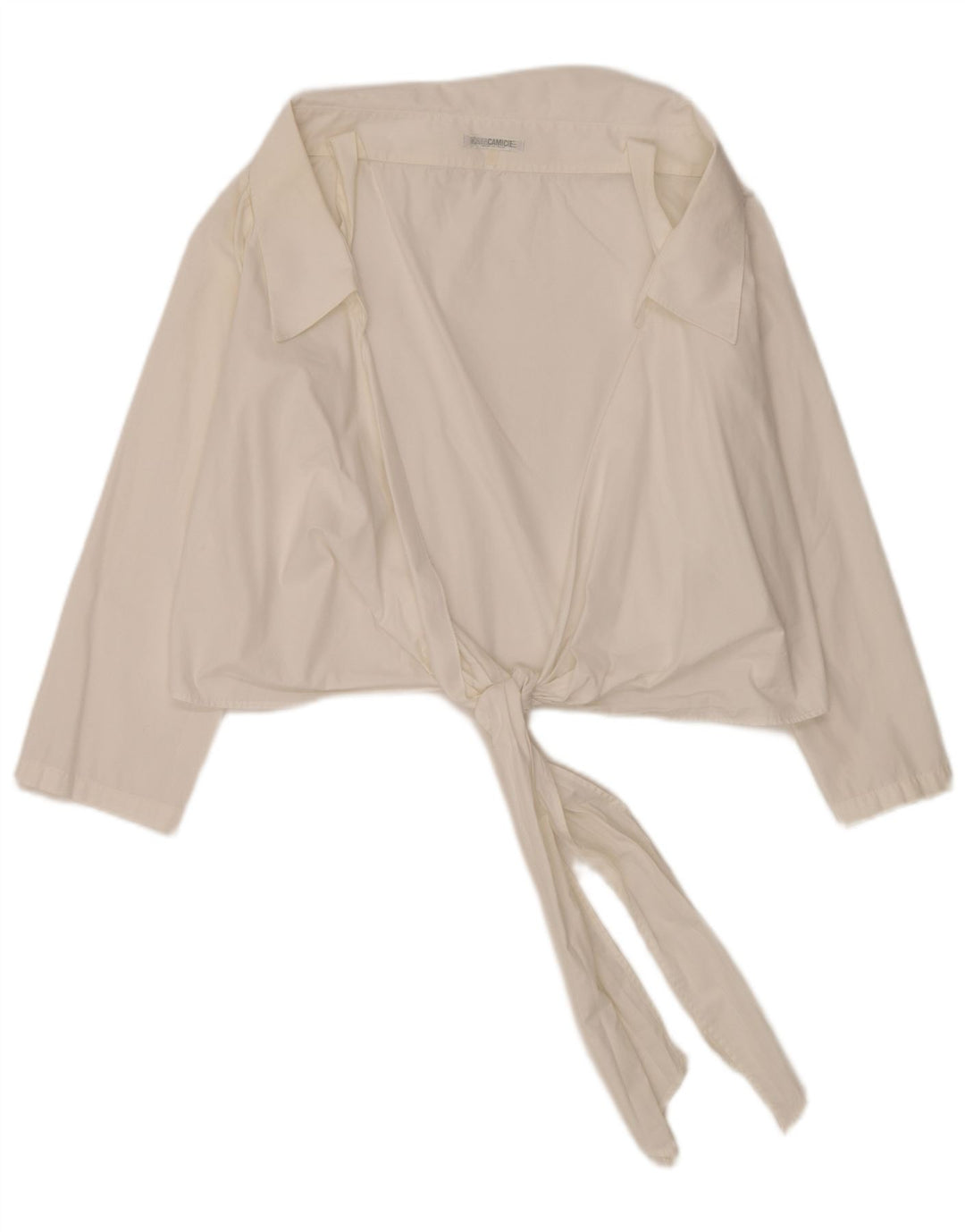 Naracamicie Chemisier court en coton blanc moyen pour femme UK 14