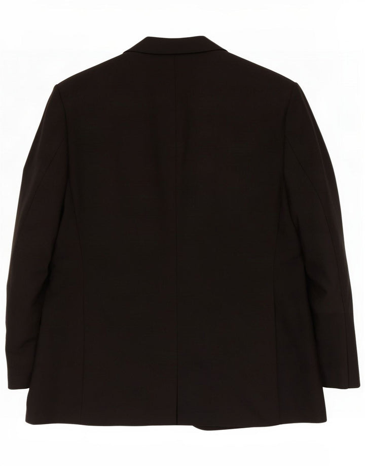 Marks & Spencer Veste blazer à 2 boutons pour homme UK 38 Polyester noir moyen