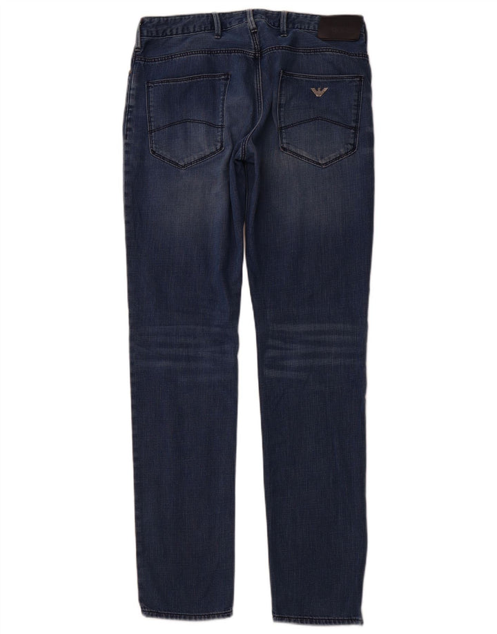 ARMANI Femme Jean Slim W31 L34 Bleu Coton
