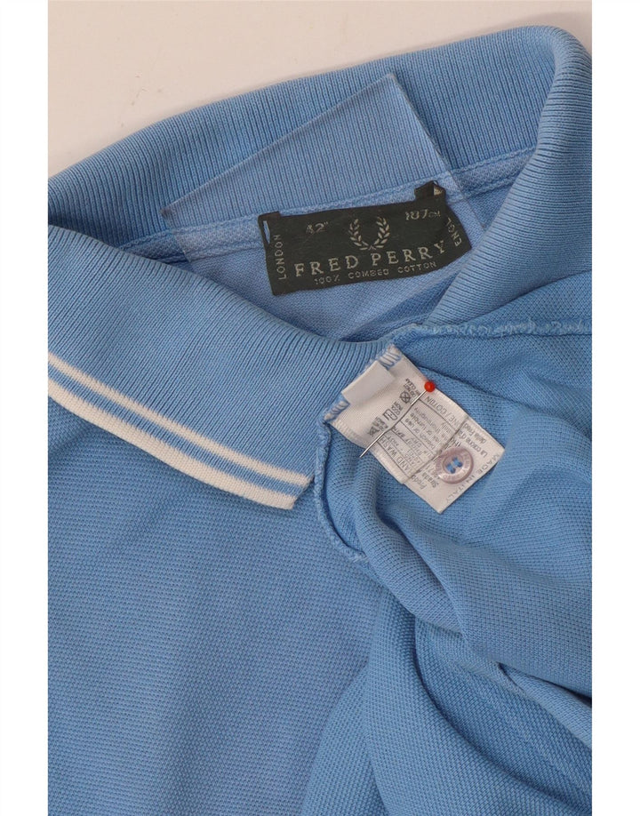 Fred Perry Polo Homme Bleu Moyen Coton