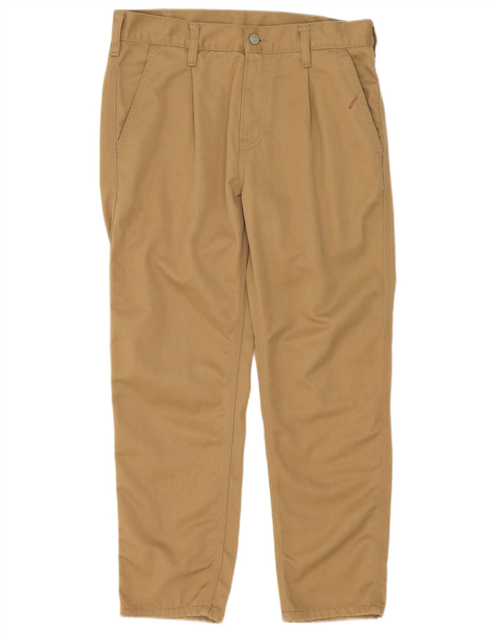 Carhartt Pantalon Chino Pegged Homme W30 L27 Beige Polyester