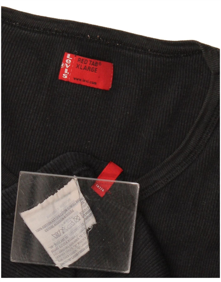 Levi's Débardeur Femme UK 18 XL Noir Coton