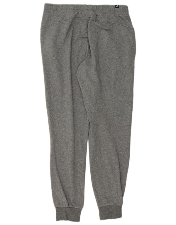PUMA Pantalon de survêtement pour homme en coton gris Taille L