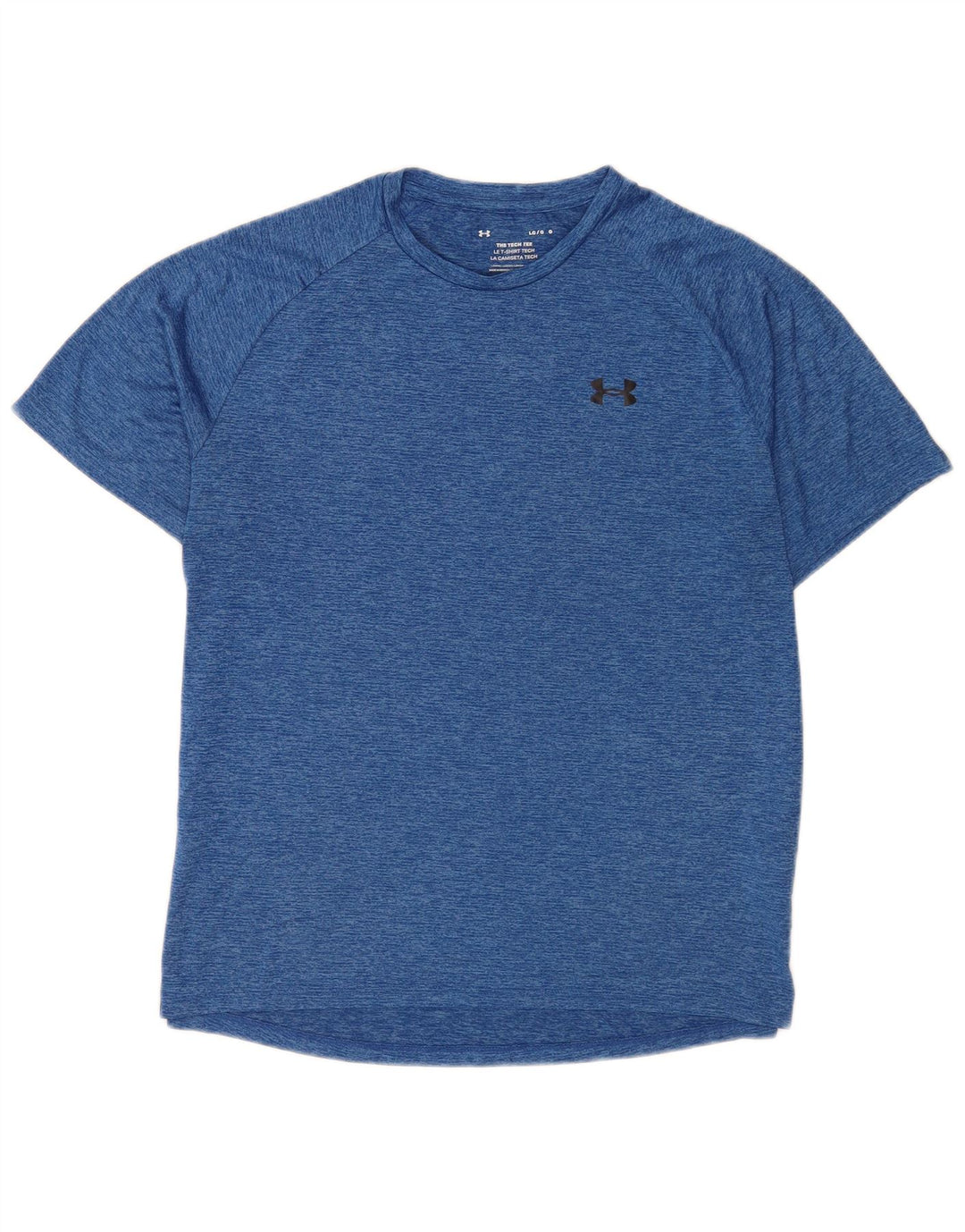 Under Armour T-Shirt Homme Haut Large Bleu Moucheté Polyester