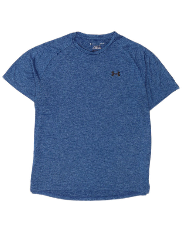 Under Armour T-Shirt Homme Haut Large Bleu Moucheté Polyester