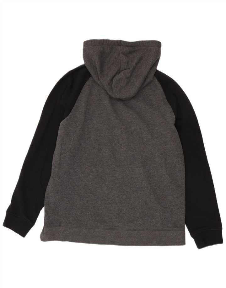 Reebok Pull à Capuche Graphic Homme Gris Moyen Colourblock Cotton
