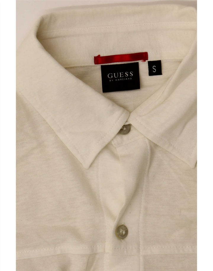 Guess Chemise Femme UK 10 Petit Blanc