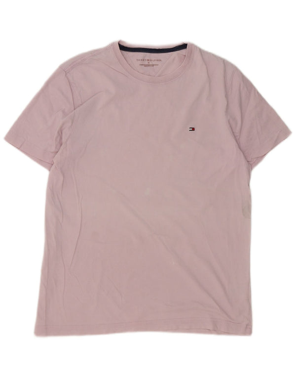 Tommy Hilfiger T-Shirt Homme Rose Moyen Coton