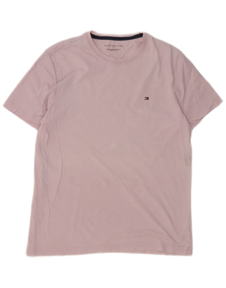 Tommy Hilfiger T-Shirt Homme Rose Moyen Coton