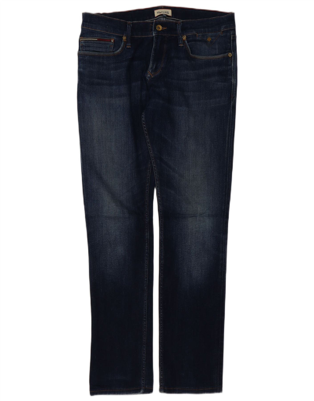 Tommy Hilfiger Jean Droit Homme W32 L31 Bleu Marine