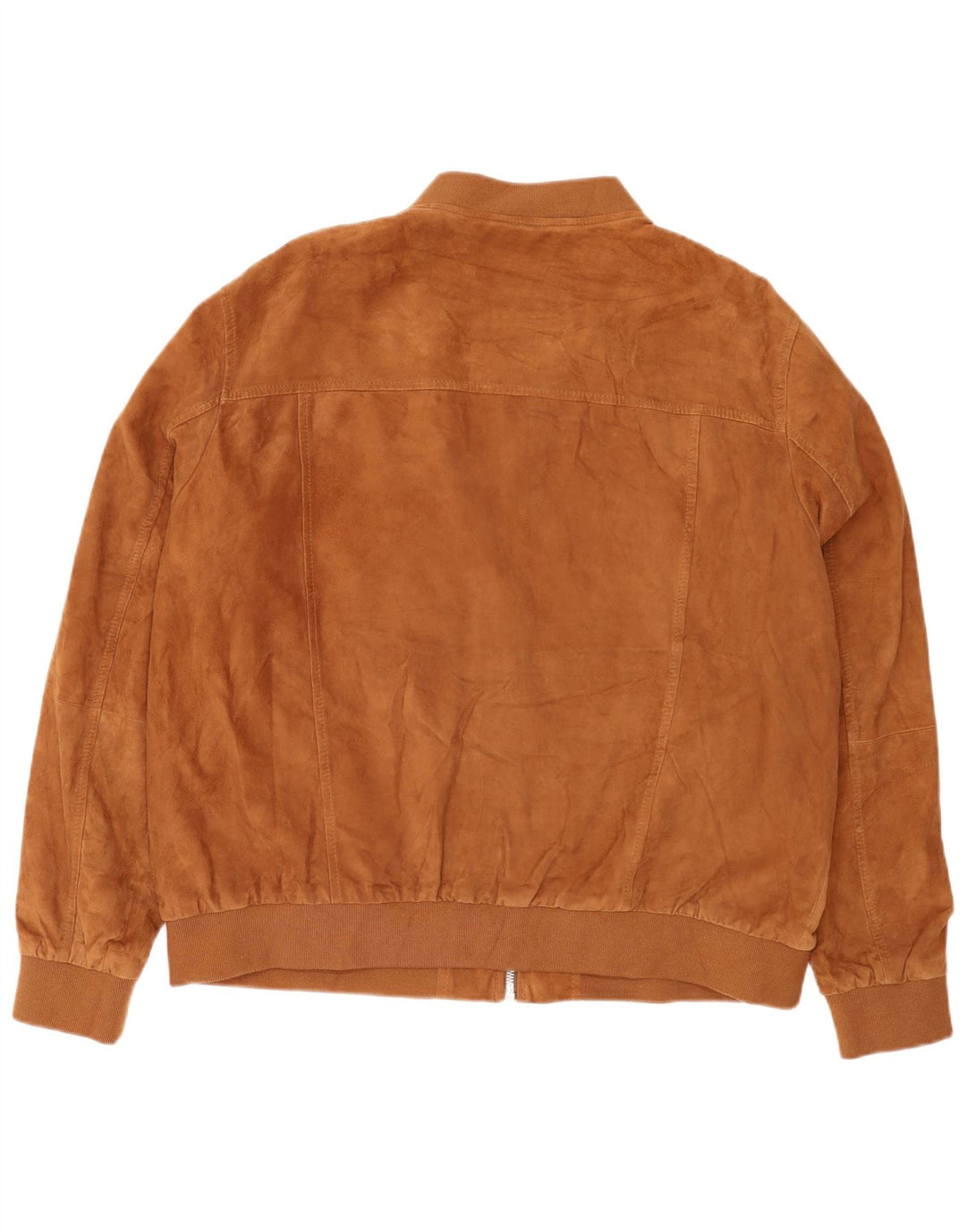 Marks & Spencer Veste bomber en daim pour homme UK 46 3XL Cuir marron