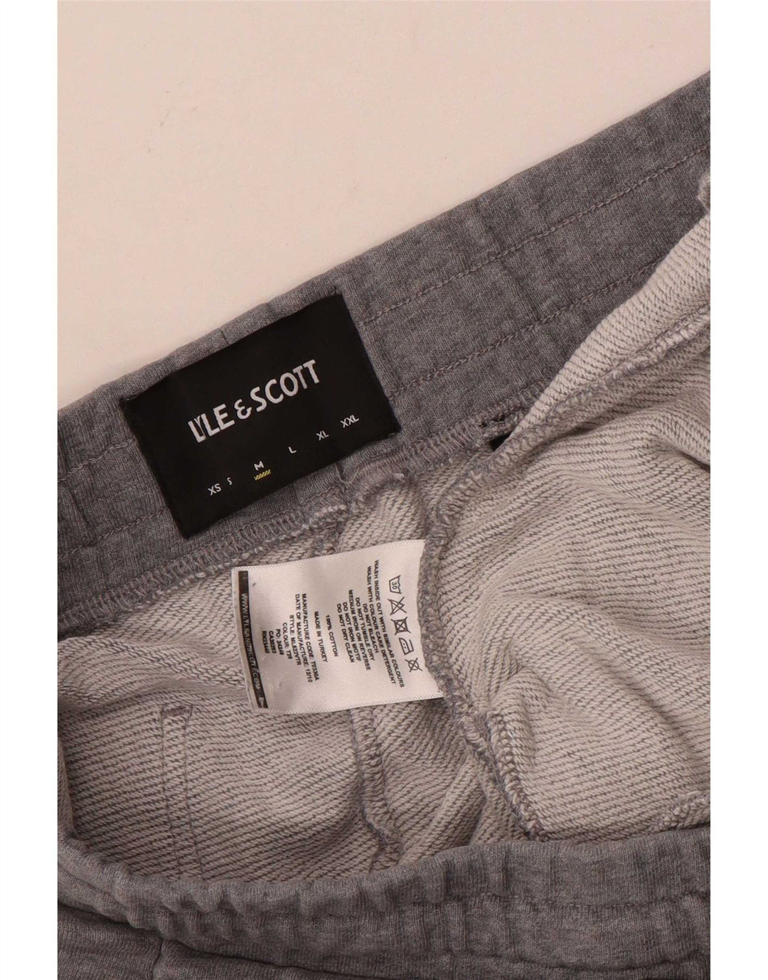 Lyle & Scott Pantalon De Survêtement Joggers Homme Gris Moyen Moucheté Coton