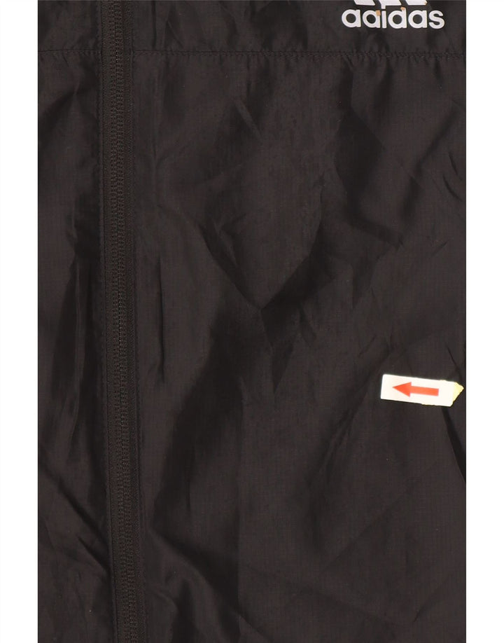 ADIDAS Veste de survêtement pour homme Large Noir Polyester