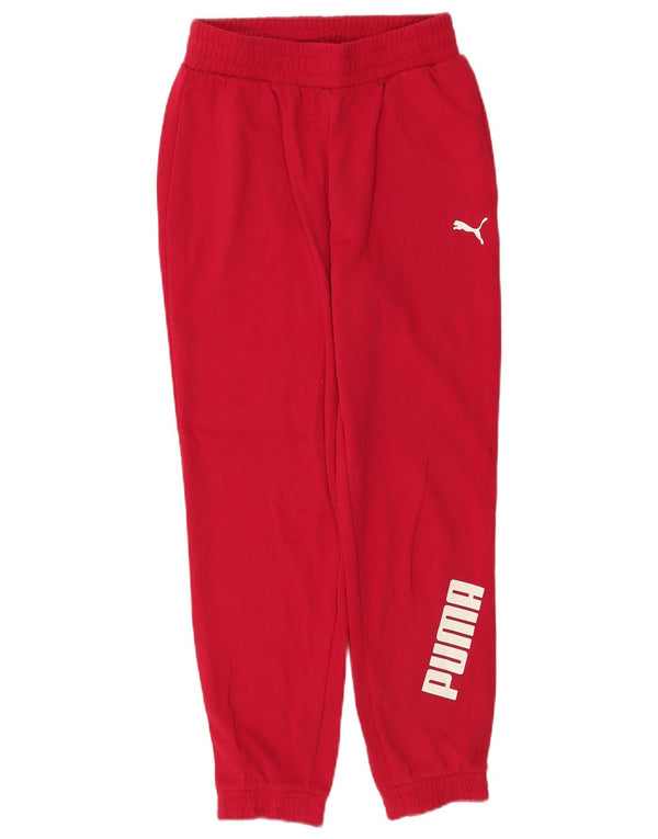 PUMA Pantalon de survêtement graphique pour femme, jogging UK 4 XS, coton rose