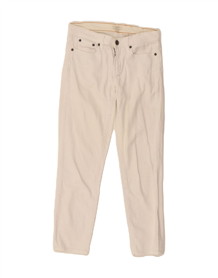 J. CREW Womens Slim Jeans W25 L28 White Cotton Vintage J. Crew and Second-Hand J. Crew from Messina Hembry 