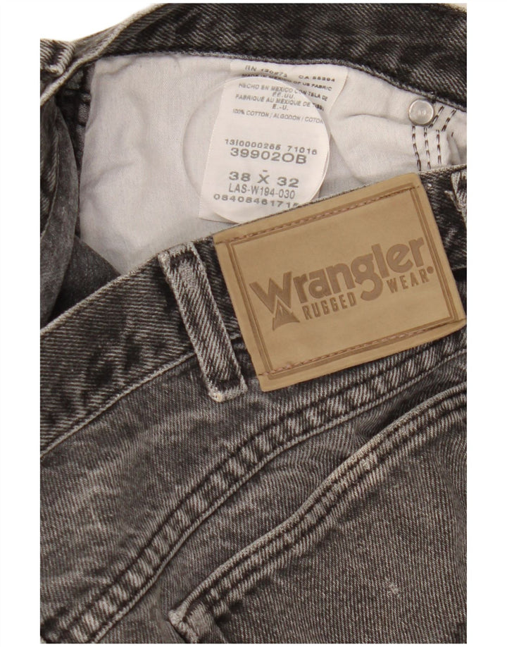 WRANGLER Short en Jean Homme W38 XL Gris Coton