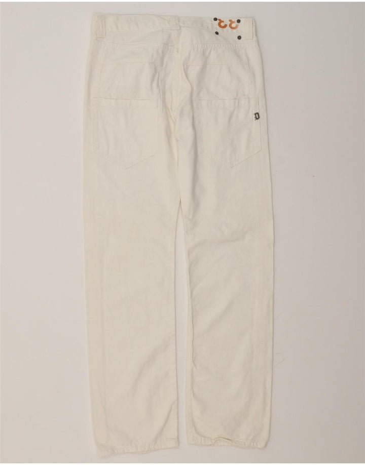 Dondup Jean droit Stan Dart homme W33 L32 coton blanc