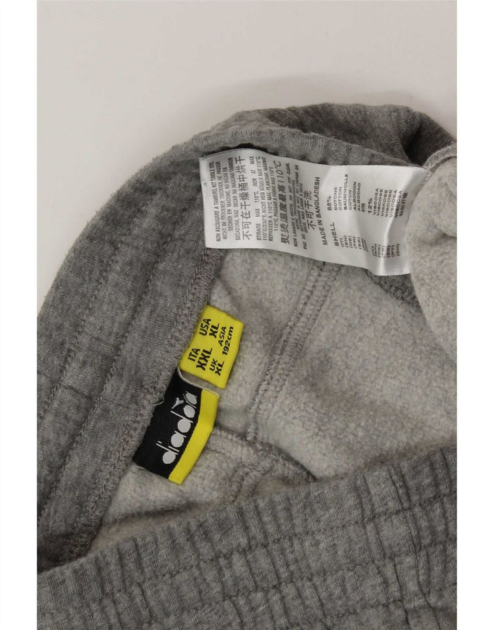 Diadora Pantalon De Survêtement XL Gris Coton Homme