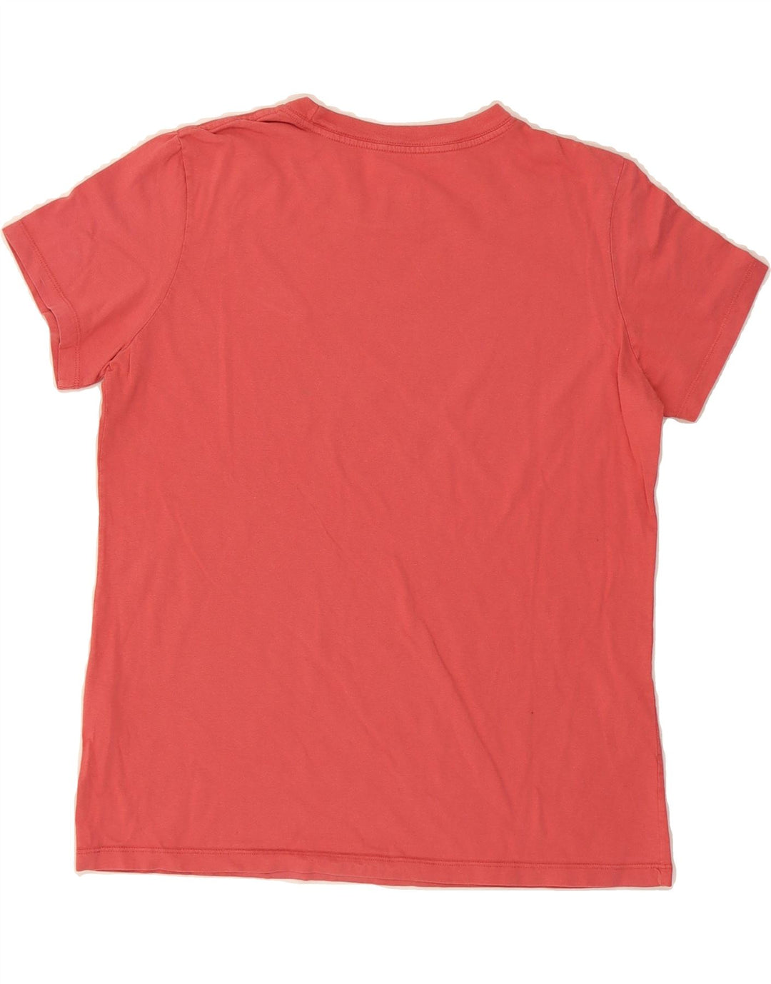 NIKE Womens T-Shirt Top UK 14 Medium Red Cotton Vintage Nike and Second-Hand Nike from Messina Hembry 