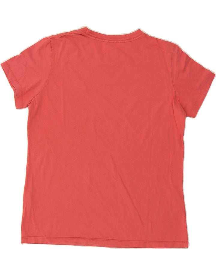 NIKE Womens T-Shirt Top UK 14 Medium Red Cotton Vintage Nike and Second-Hand Nike from Messina Hembry 