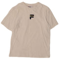 Fila T-Shirt Homme Blanc Moyen Coton