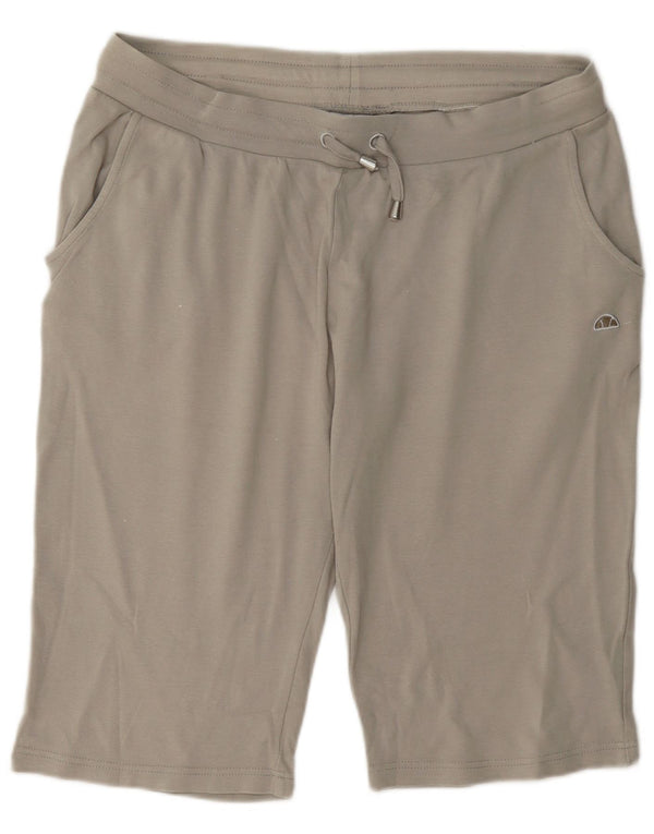 Ellesse Short de sport pour femme UK 18 XL Gris Coton