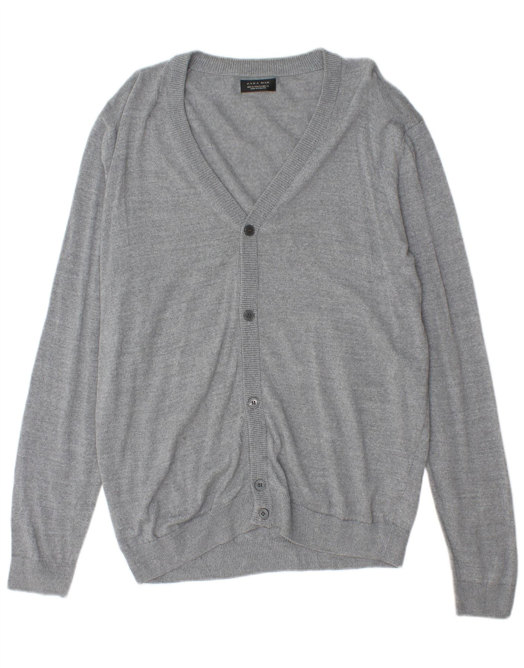 Zara Pull Cardigan Homme XL Gris