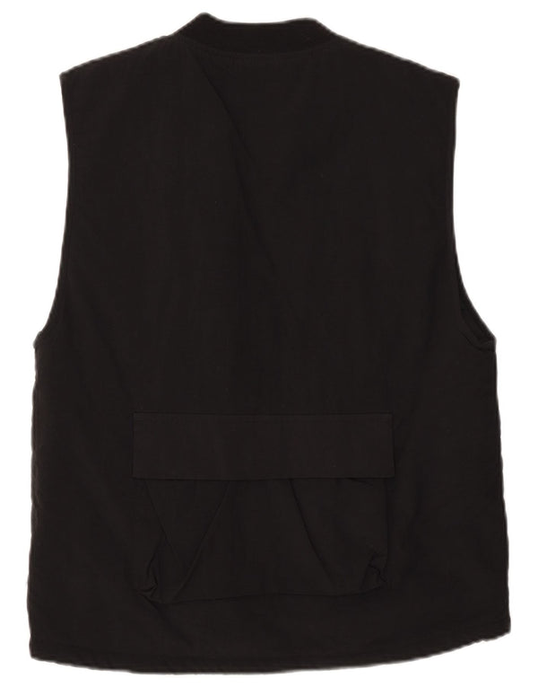 Zara Gilet Utilitaire Garçon 13-14 Ans Nylon Noir